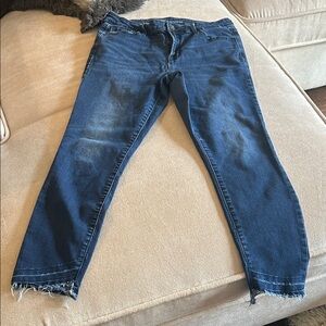 Old Navy Women’s Dark Blue Straight Jeans